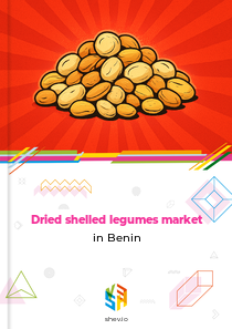 Dried shelled legumes market in Benin