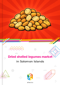 Dried shelled legumes market in Solomon Islands