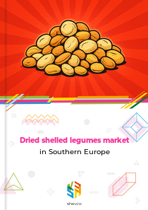 Dried shelled legumes market in Southern Europe