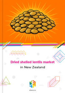 Dried shelled lentils market in New Zealand
