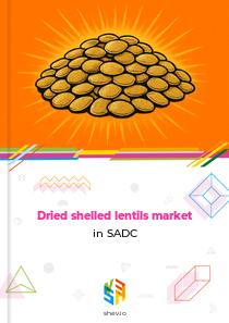 Dried shelled lentils market in SADC