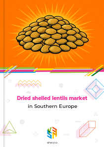 Dried shelled lentils market in Southern Europe