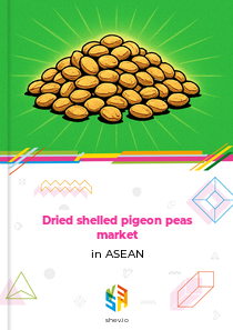 Dried shelled pigeon peas market in ASEAN