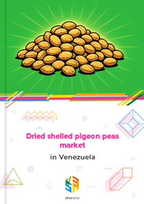 Dried shelled pigeon peas market in Venezuela