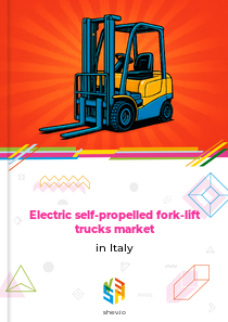 Electric self-propelled fork-lift trucks market in Italy