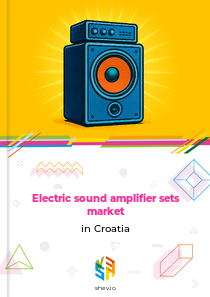 Electric sound amplifier sets market in Croatia