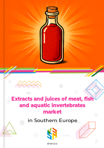 Extracts and juices of meat, fish and aquatic invertebrates market in Southern Europe