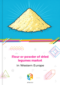 Flour or powder of dried legumes market in Western Europe