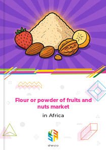 Flour or powder of fruits and nuts market in Africa