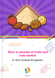 Flour or powder of fruits and nuts market in the United Kingdom