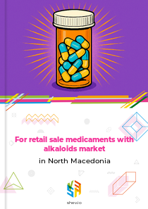 For retail sale medicaments with alkaloids market in North Macedonia