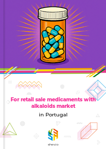 For retail sale medicaments with alkaloids market in Portugal