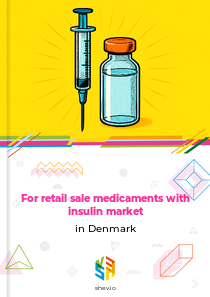 For retail sale medicaments with insulin market in Denmark