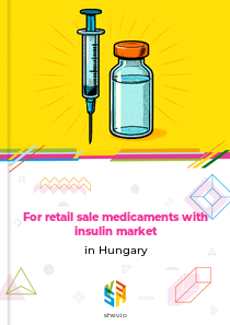 For retail sale medicaments with insulin market in Hungary