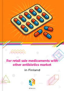 For retail sale medicaments with other antibiotics market in Finland