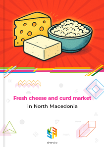 Fresh cheese and curd market in North Macedonia
