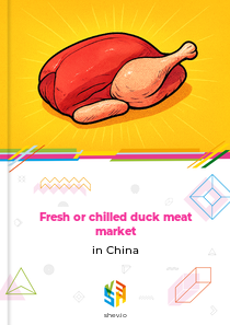 Fresh or chilled duck meat market in China