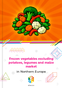 Frozen vegetables excluding potatoes, legumes and maize market in Northern Europe