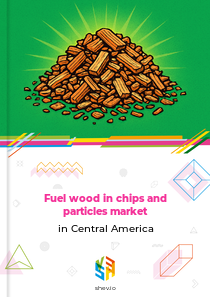 Fuel wood in chips and particles market in Central America