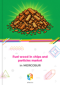 Fuel wood in chips and particles market in MERCOSUR