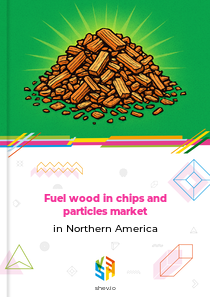 Fuel wood in chips and particles market in Northern America