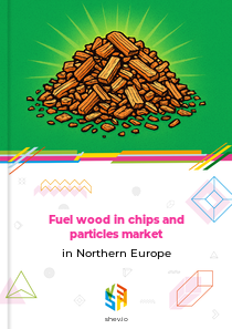 Fuel wood in chips and particles market in Northern Europe