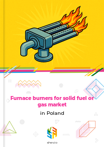 Furnace burners for solid fuel or gas market in Poland
