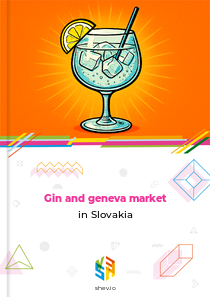 Gin and geneva market in Slovakia
