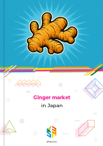 Ginger market in Japan