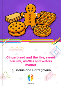 Gingerbread and the like, sweet biscuits, waffles and wafers market in Bosnia and Herzegovina