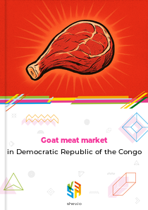 Goat meat market in Democratic Republic of the Congo