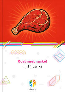 Goat meat market in Sri Lanka