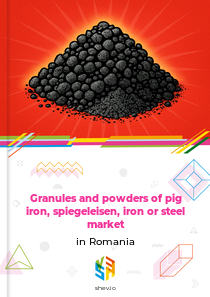 Granules and powders of pig iron, spiegeleisen, iron or steel market in Romania