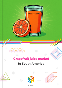 Grapefruit juice market in South America