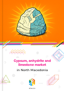 Gypsum, anhydrite and limestone market in North Macedonia