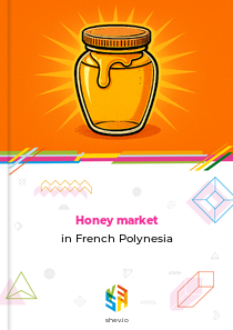 Honey market in French Polynesia