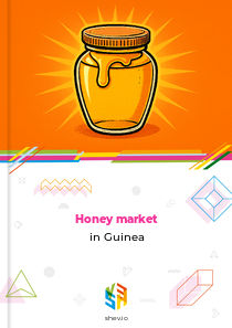 Honey market in Guinea