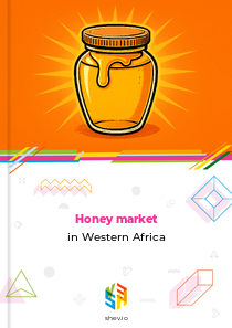 Honey market in Western Africa