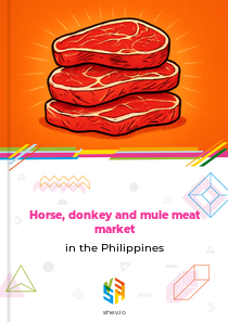 Horse, donkey and mule meat market in the Philippines