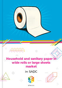 Household and sanitary paper in wide rolls or large sheets market in SADC