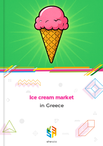 Ice cream market in Greece