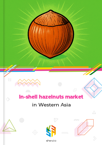 In-shell hazelnuts market in Western Asia