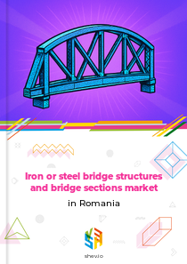 Iron or steel bridge structures and bridge sections market in Romania