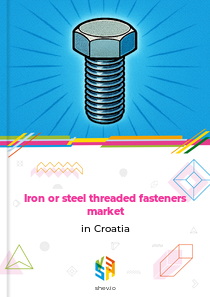 Iron or steel threaded fasteners market in Croatia