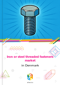 Iron or steel threaded fasteners market in Denmark