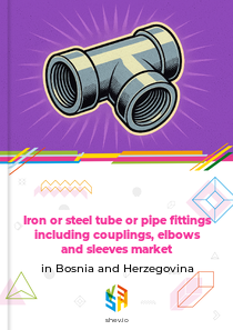 Iron or steel tube or pipe fittings including couplings, elbows and sleeves market in Bosnia and Herzegovina