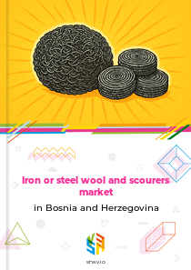 Iron or steel wool and scourers market in Bosnia and Herzegovina