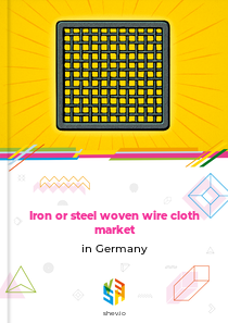 Iron or steel woven wire cloth market in Germany