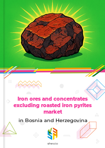 Iron ores and concentrates excluding roasted iron pyrites market in Bosnia and Herzegovina