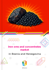 Iron ores and concentrates market in Bosnia and Herzegovina